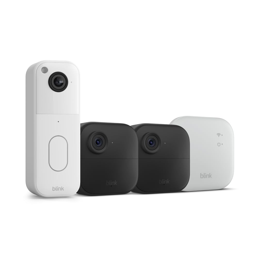 Wireless Video Doorbell + Outdoor Camera with Sync Module L887316