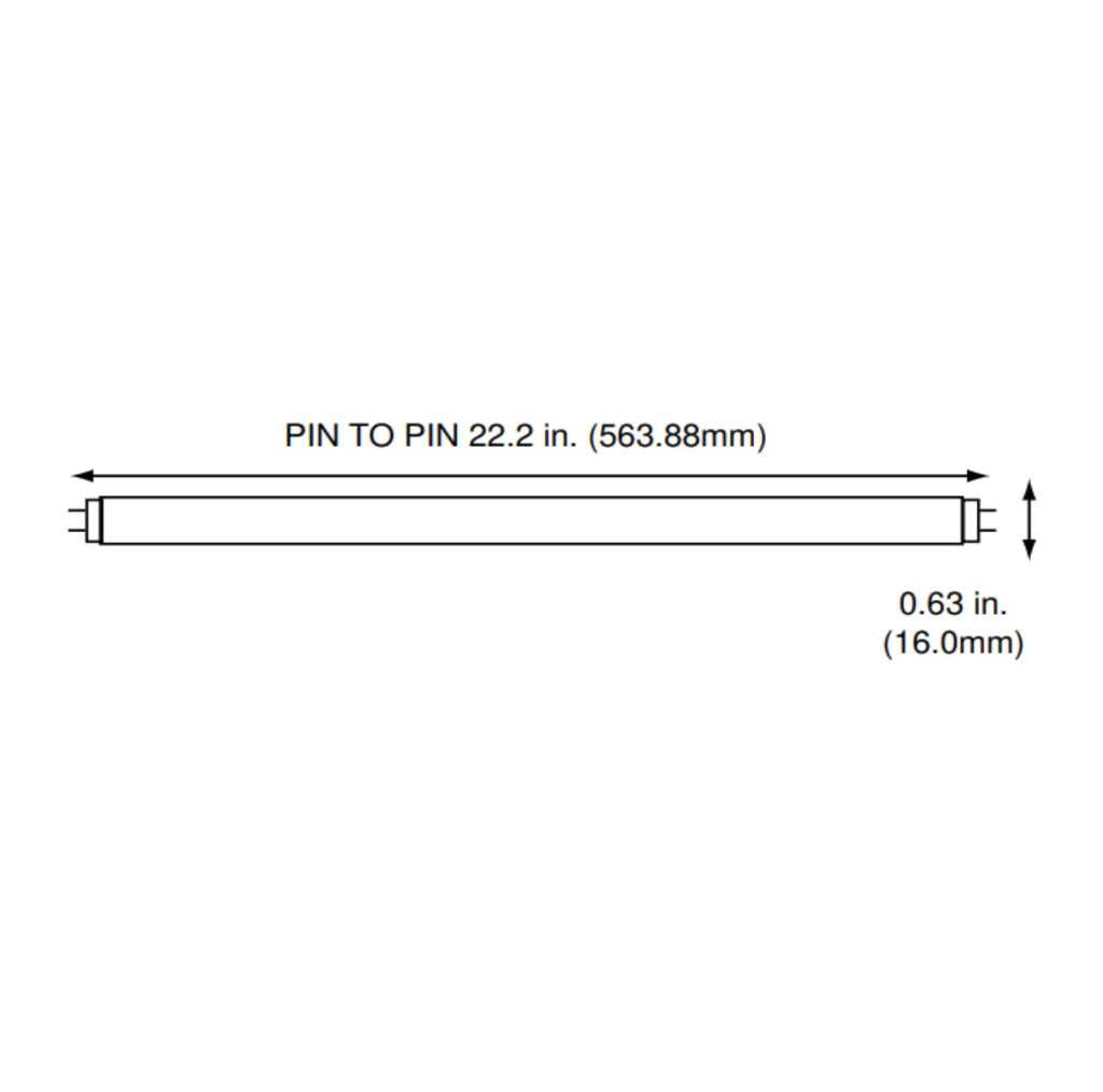 24 Inch 24W 4100K Cool White T5 Fluorescent Bulb Pack of 10 J4040
