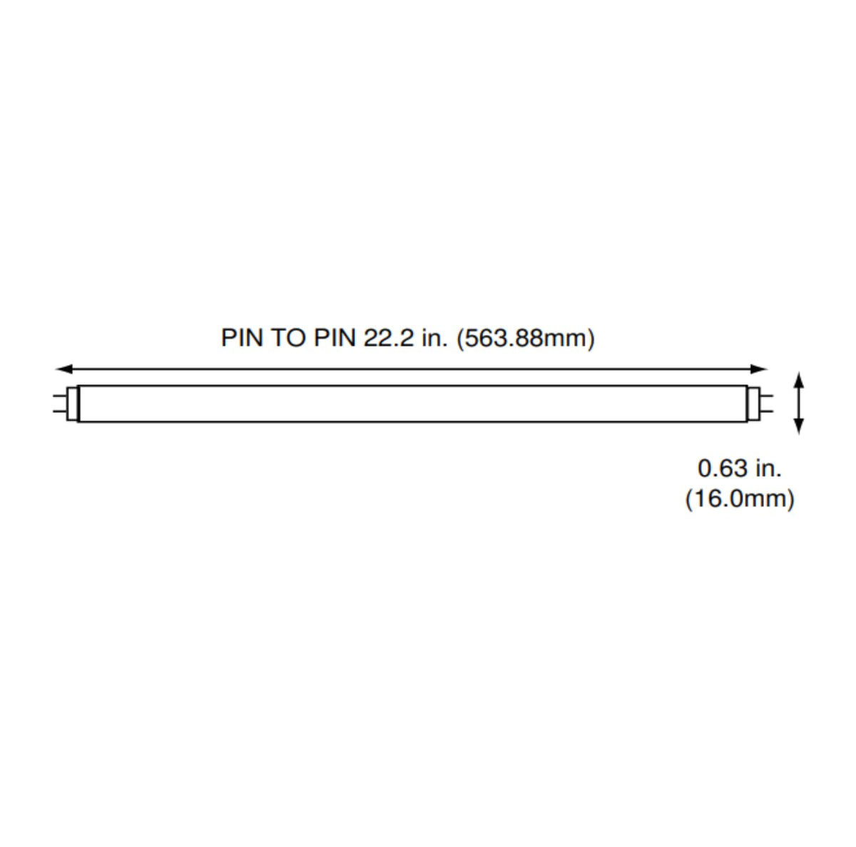 24 Inch 24W 4100K Cool White T5 Fluorescent Bulb Pack of 10 J4040