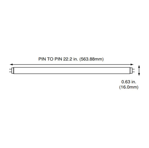 24 Inch 24W 4100K Cool White T5 Fluorescent Bulb Pack of 10 J4040