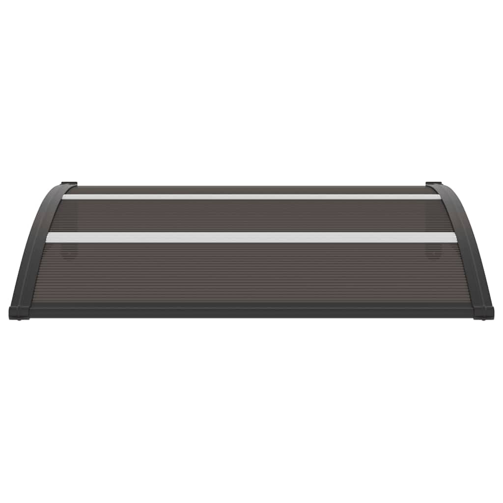 Black Polycarbonate Door Canopy S390012