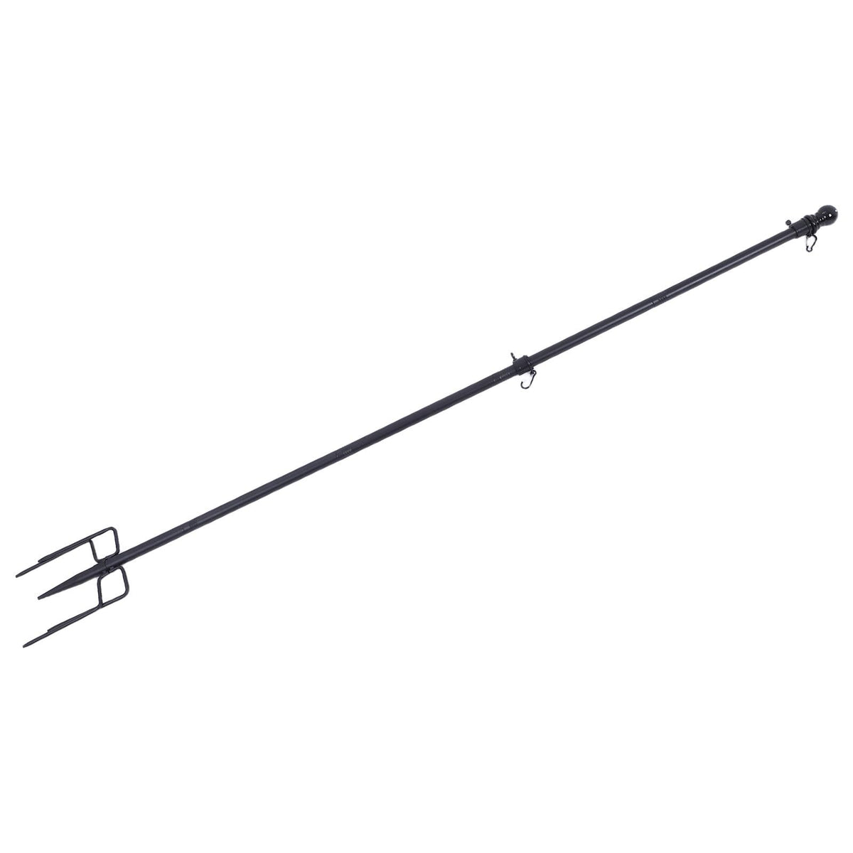 Heavy Duty in Ground Flag Pole Holder with 5 Prongs Base Q66484