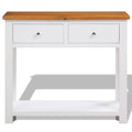 Solid Oak Wood Console Table B62046