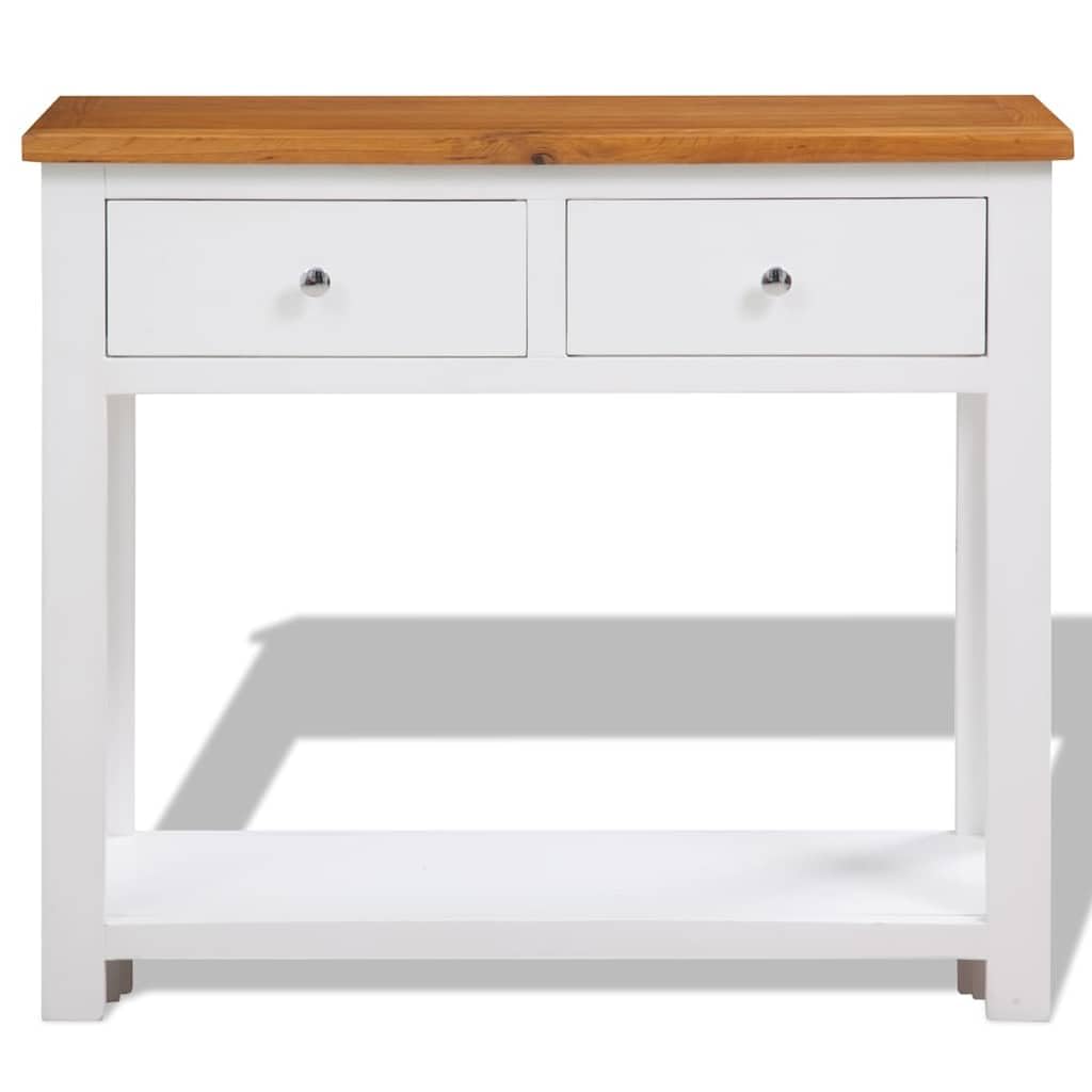 Solid Oak Wood Console Table B62046