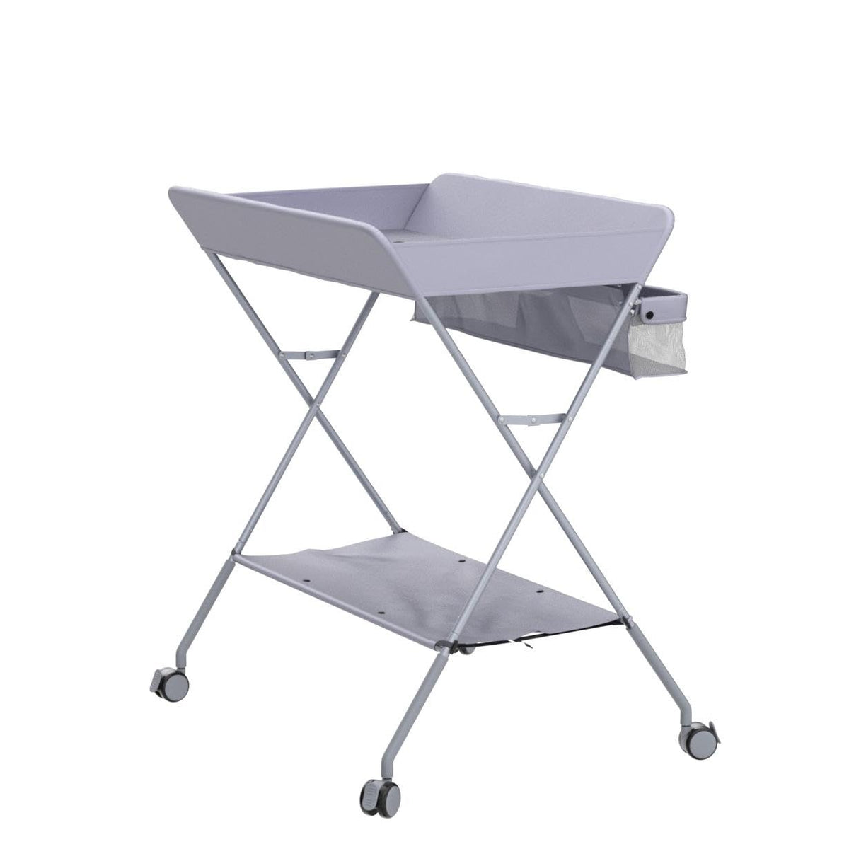 Portable Folding Baby Changing Table with Wheels F477886