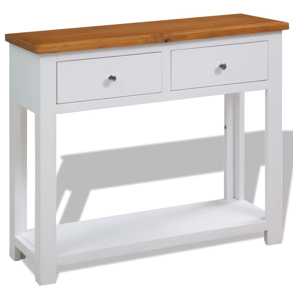 Solid Oak Wood Console Table B62046