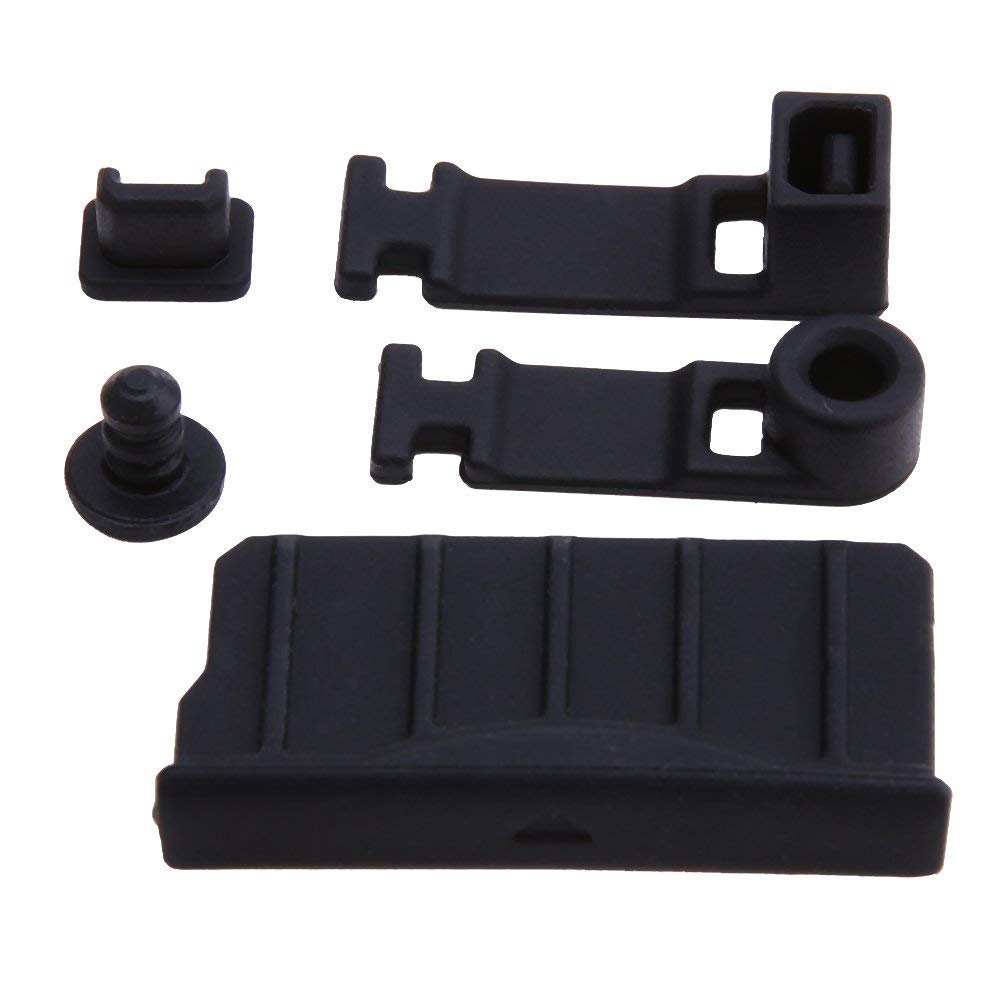 Silicone Dust Plug Cover Earphone Charger Jack Stopper Black H8622