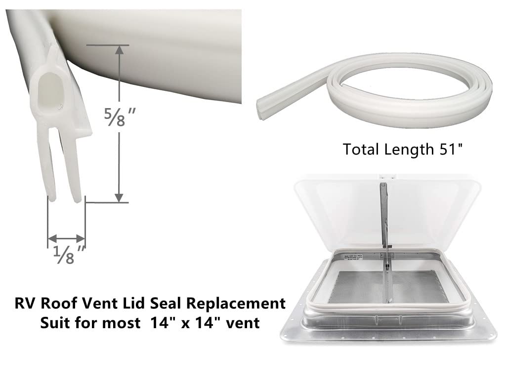 RV Roof Vent Seal 51" Replacement X215