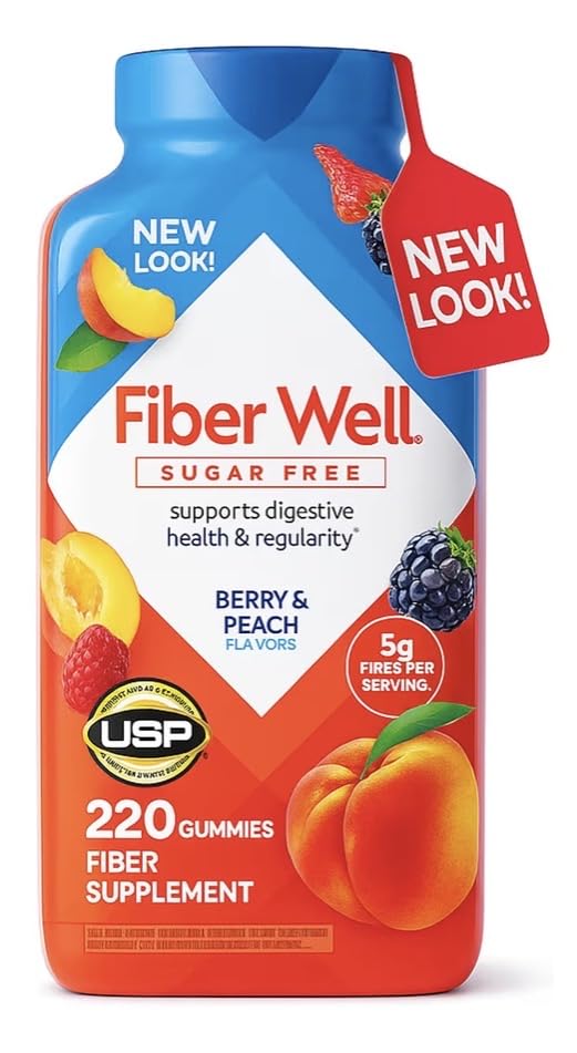 Sugar Free Fiber Gummies with Prebiotic 220 Count F27502