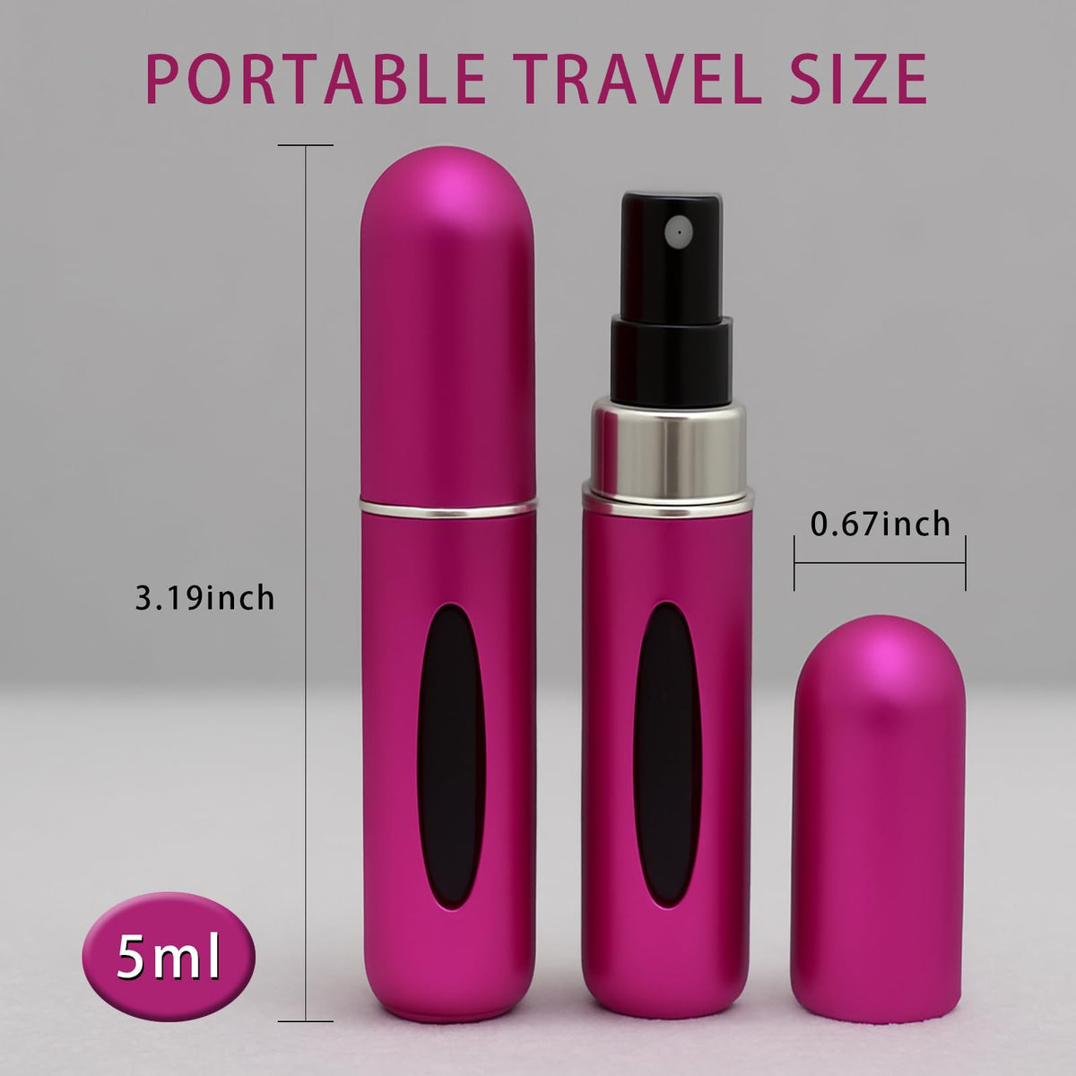5ml Refillable Perfume Atomizer Spray Bottles U5829