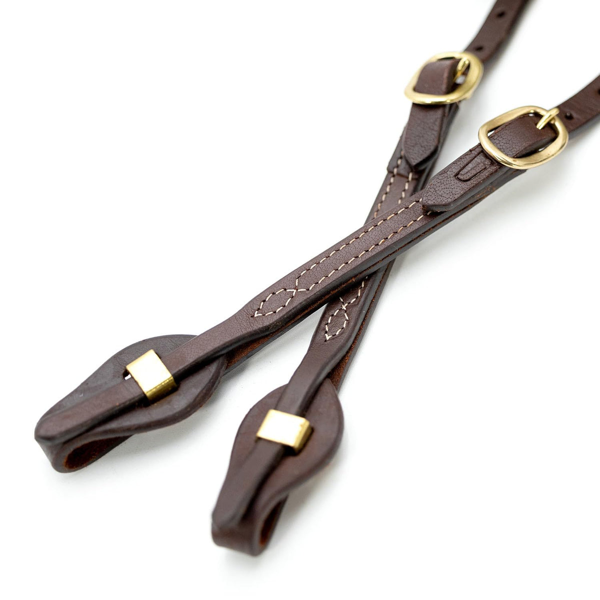 Adjustable Leather Horse Headstall Bridle H5266