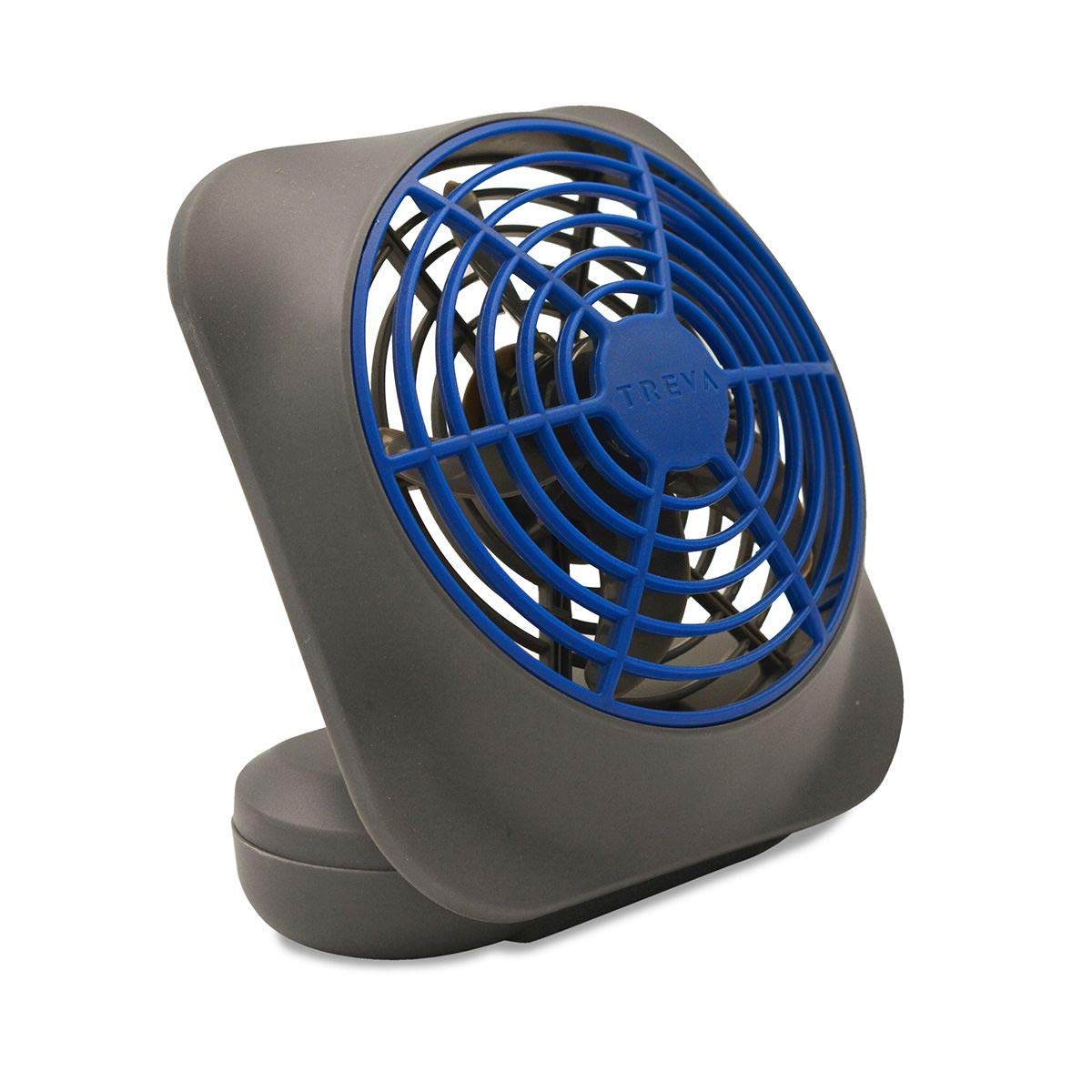 Portable Battery Powered Desk Fan 2-Speed Dark Blue Z89138
