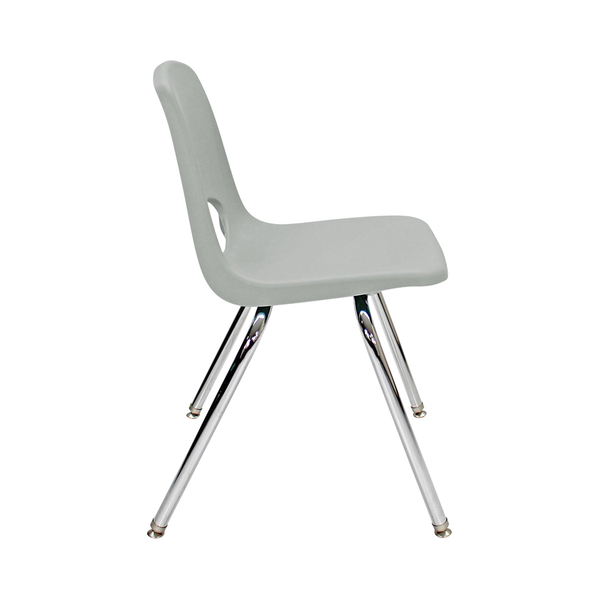 18" Light Gray School Stack Chair Y27709