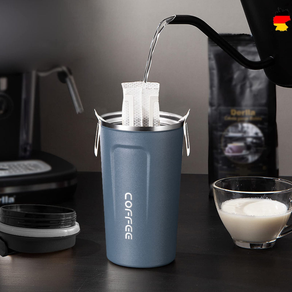 17oz Insulated Stainless Steel Travel Coffee Mug D330