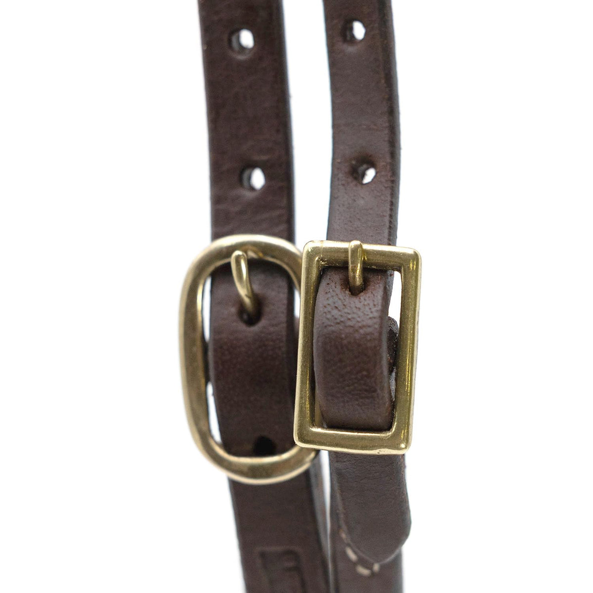 Adjustable Leather Horse Headstall Bridle H5266
