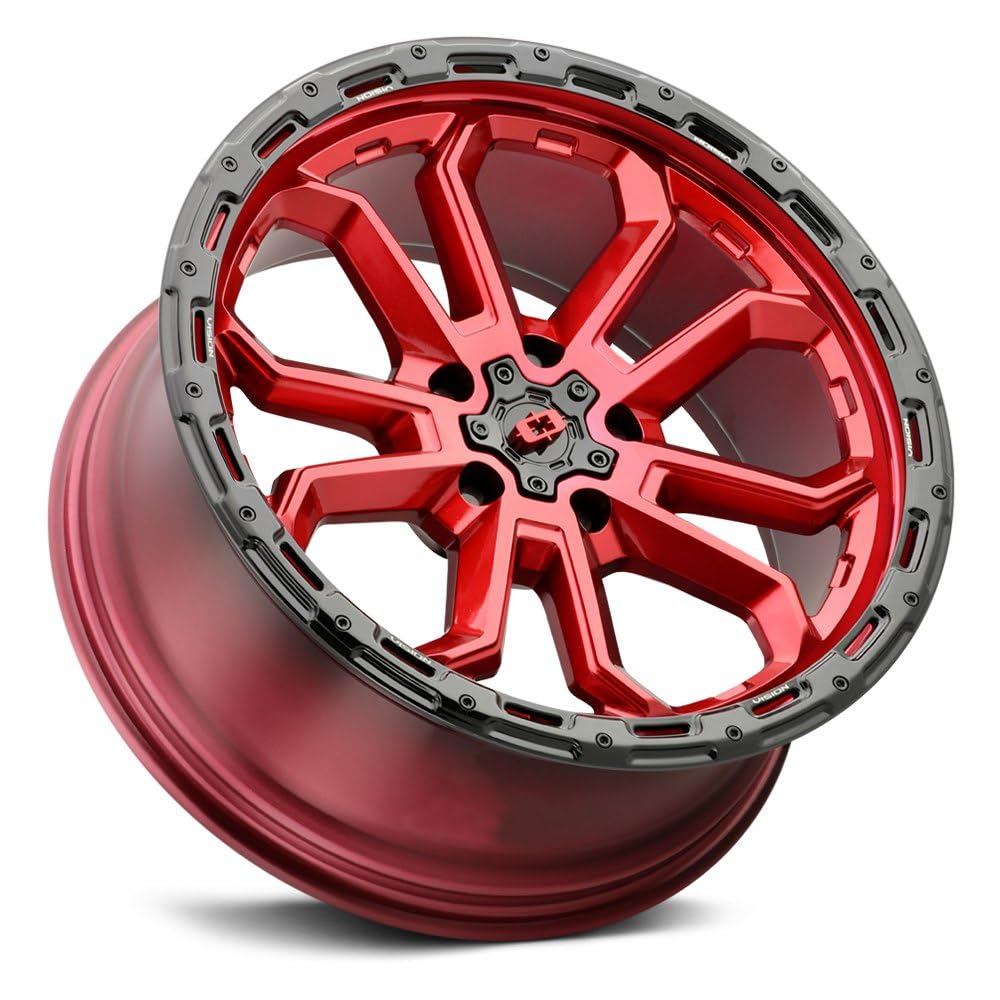 20x9 5x5 Red Wheel Rim V857892