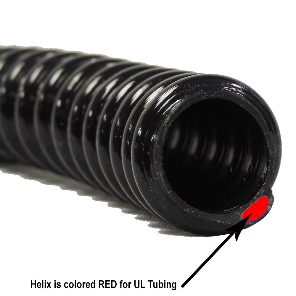 Flexible PVC Water Garden Hose and Pond Tubing 3/4" Dia x 100 ft V3942