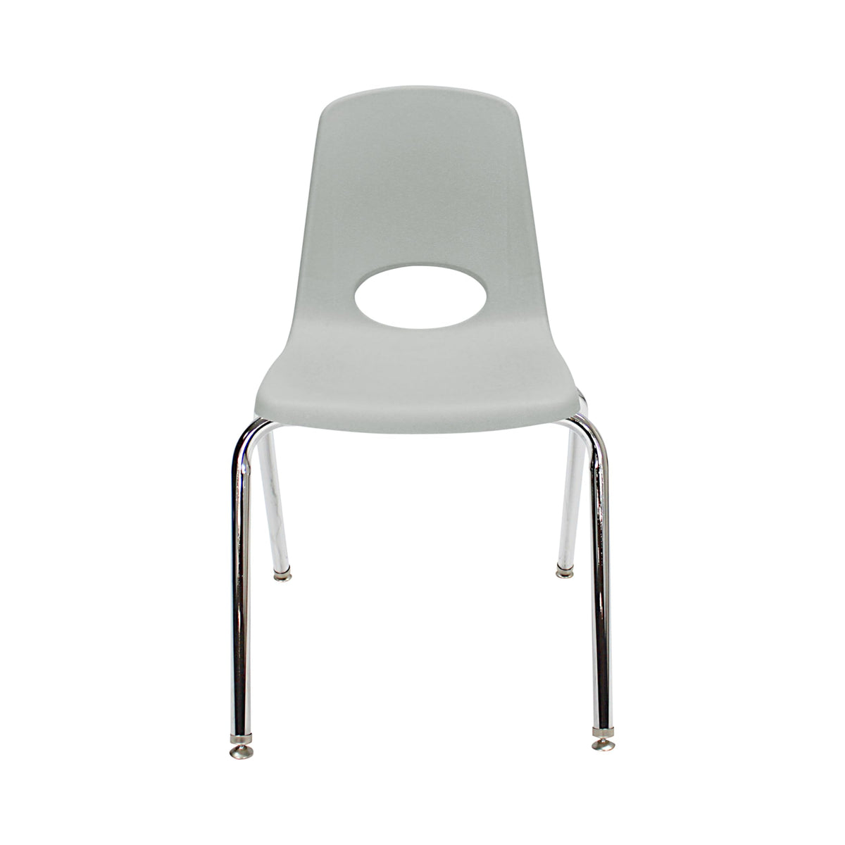 18" Light Gray School Stack Chair Y27709