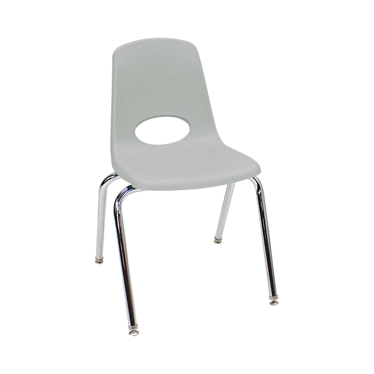 18" Light Gray School Stack Chair Y27709