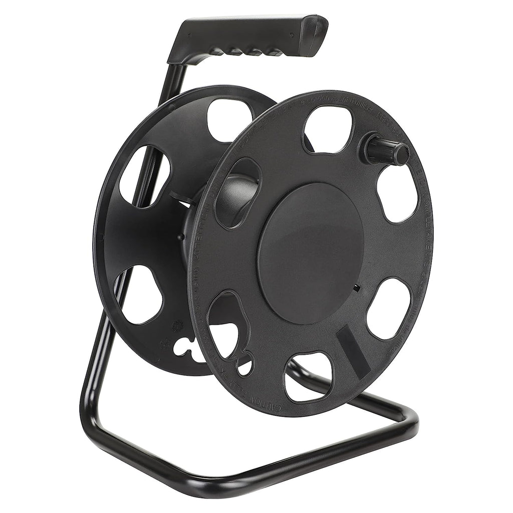50ft Yellow Outdoor Extension Cord & Cord Storage Reel I5293
