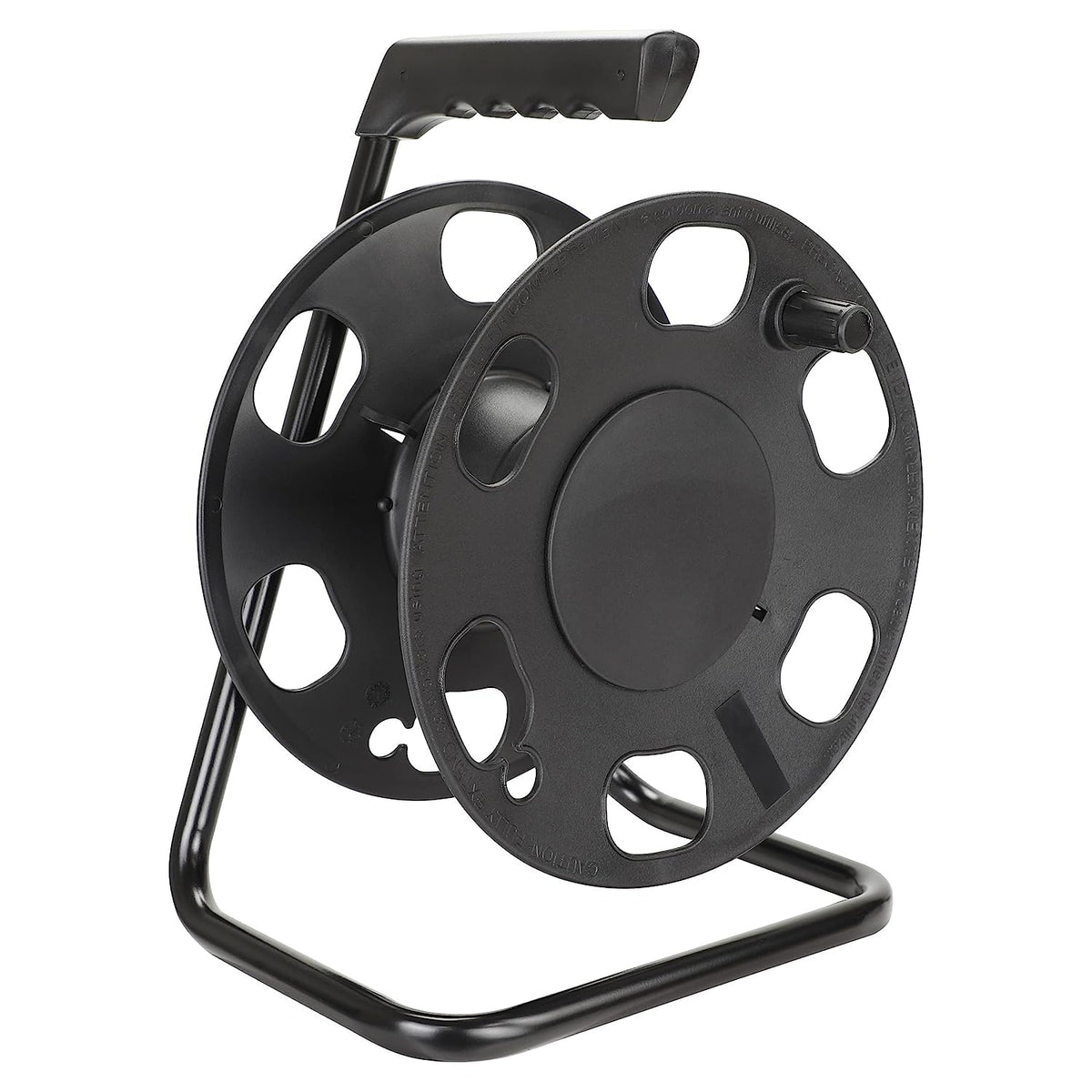 50ft Yellow Outdoor Extension Cord & Cord Storage Reel I5293