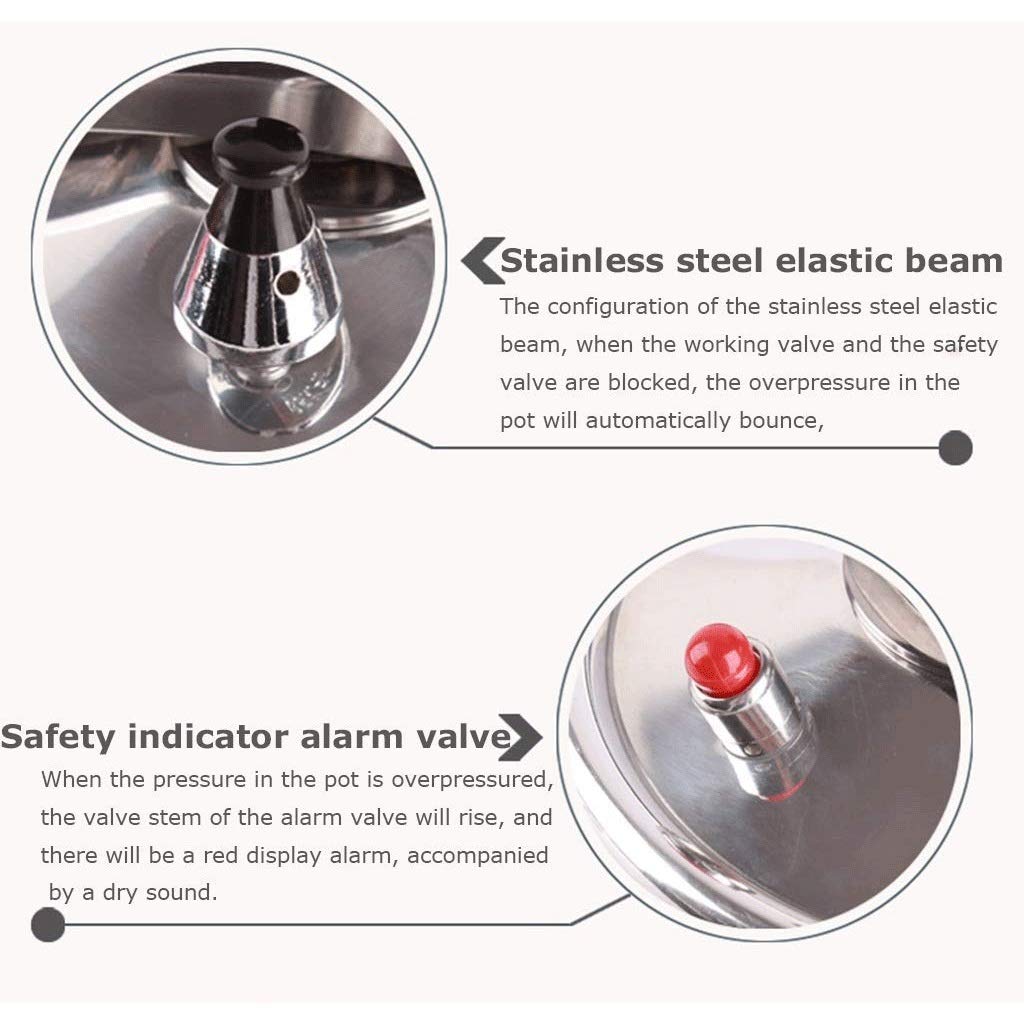 Aluminum Pressure Cooker, Non-Stick Pan, Soup Pot, Skillet, 2L P21440