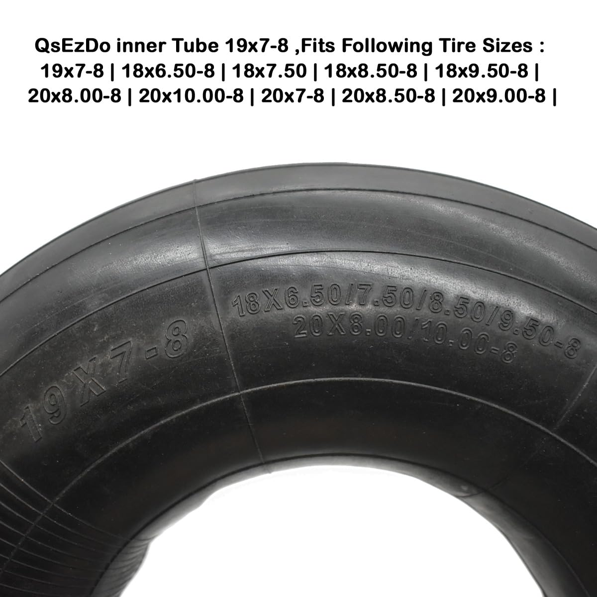 19x7-8 20x7-8 Inner Tube with TR13 Straight Valve Stem W7605