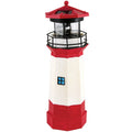 15" Red Solar Lighthouse with Rotating LED G999