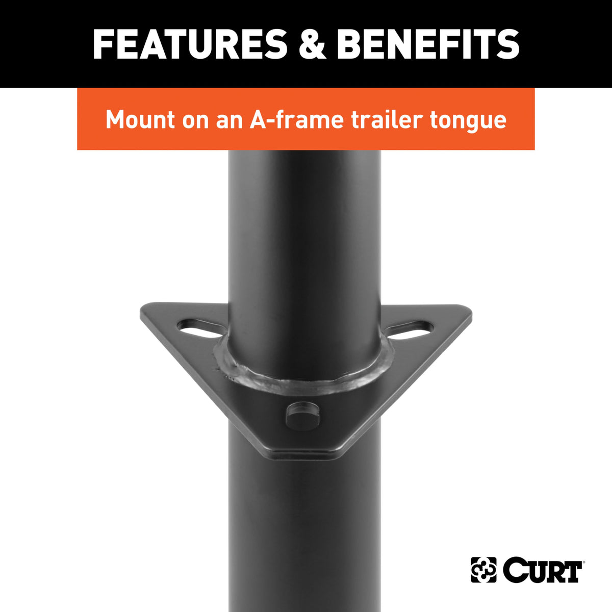 A-Frame Trailer Tongue Jack 5,000 lbs 15 Inches Vertical Travel D163623