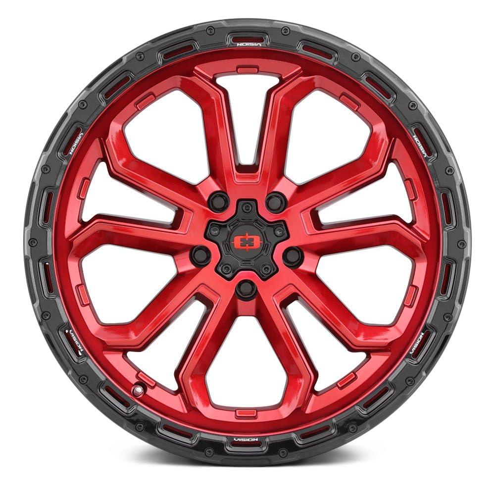 20x9 5x5 Red Wheel Rim V857892