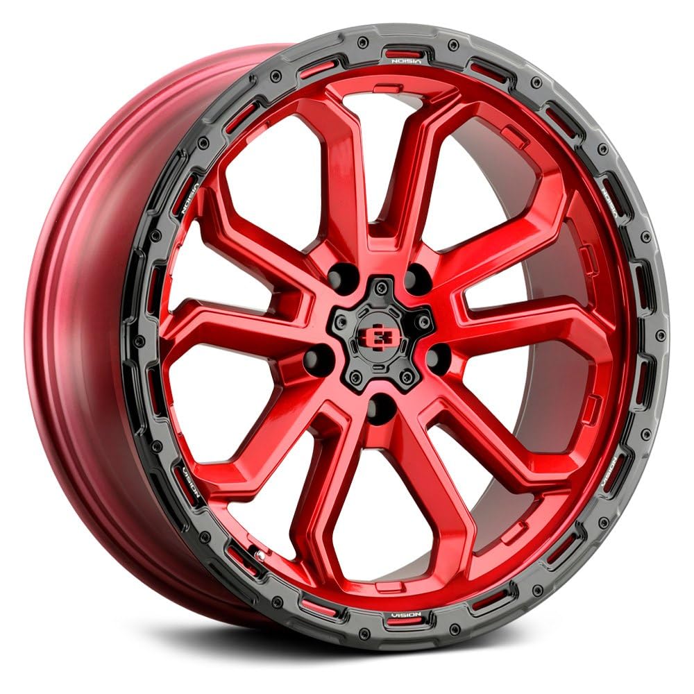 20x9 5x5 Red Wheel Rim V857892