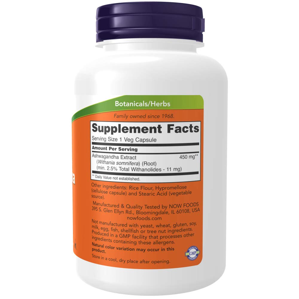 Ashwagandha Extract 450 mg 180 Capsule D224425
