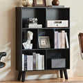 Black Cube Bookshelf with Legs Y81159