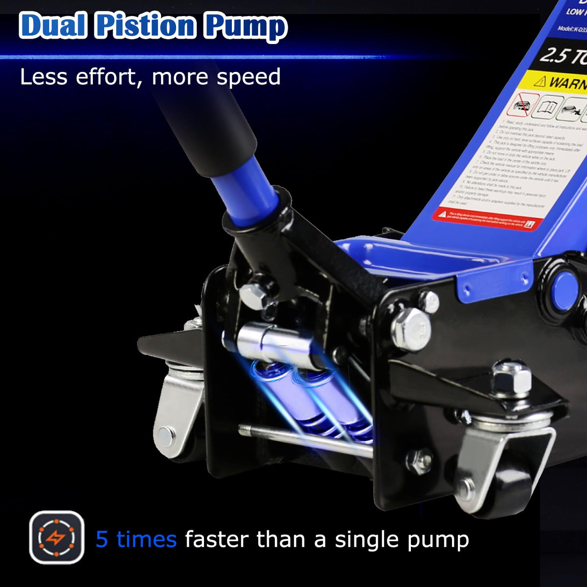 3 Ton Low Profile Hydraulic Steel Floor Jack K7959