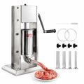3L Stainless Steel Manual Sausage Stuffer with 4 Tubes N833