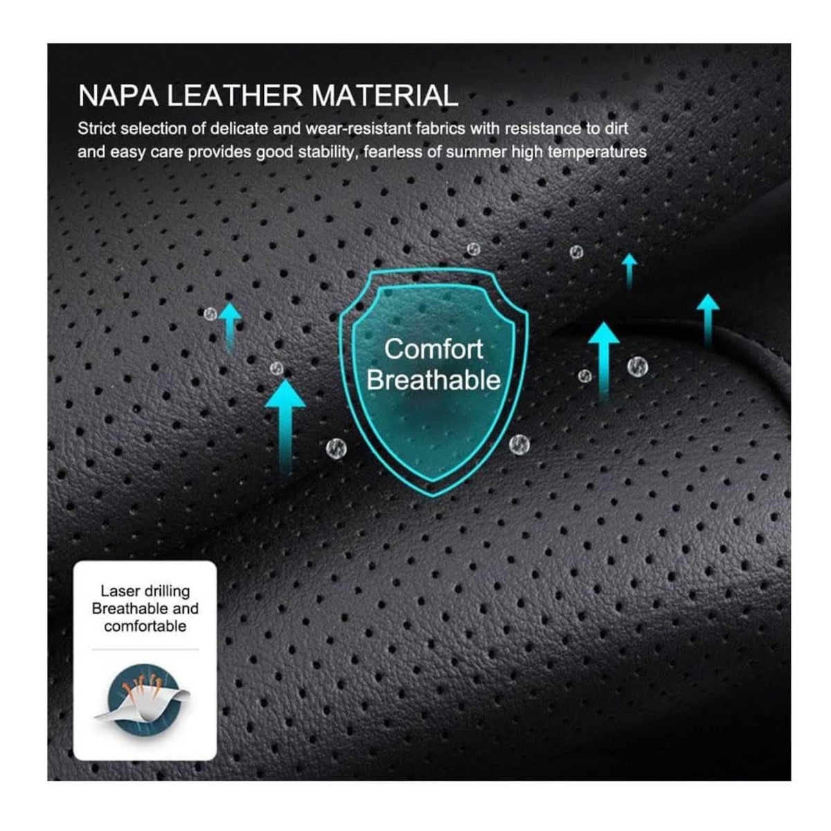 Wedge Shaped Memory Foam Car Seat Cushion E385175