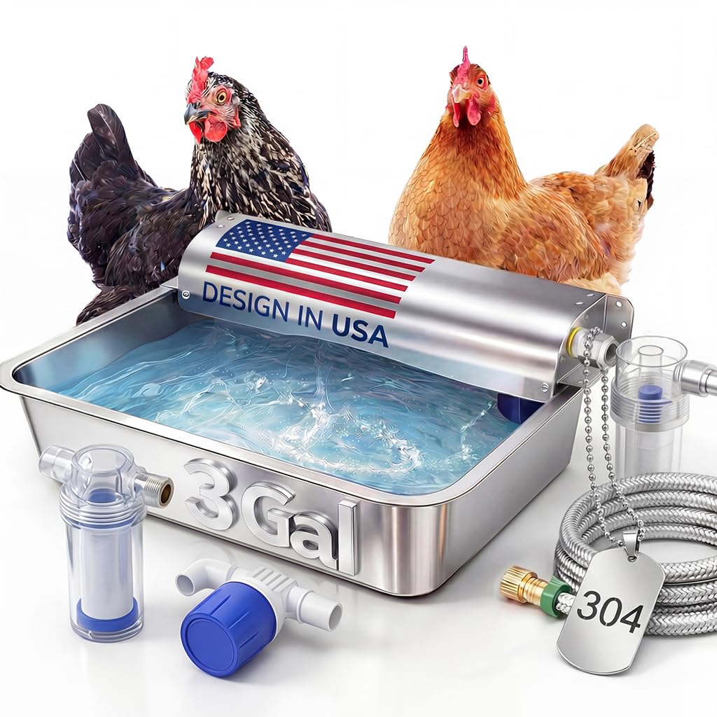 Automatic Chicken Waterer 304 Stainless Steel O1220