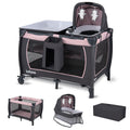 5 in 1 Pack and Play with Bassinet D9631