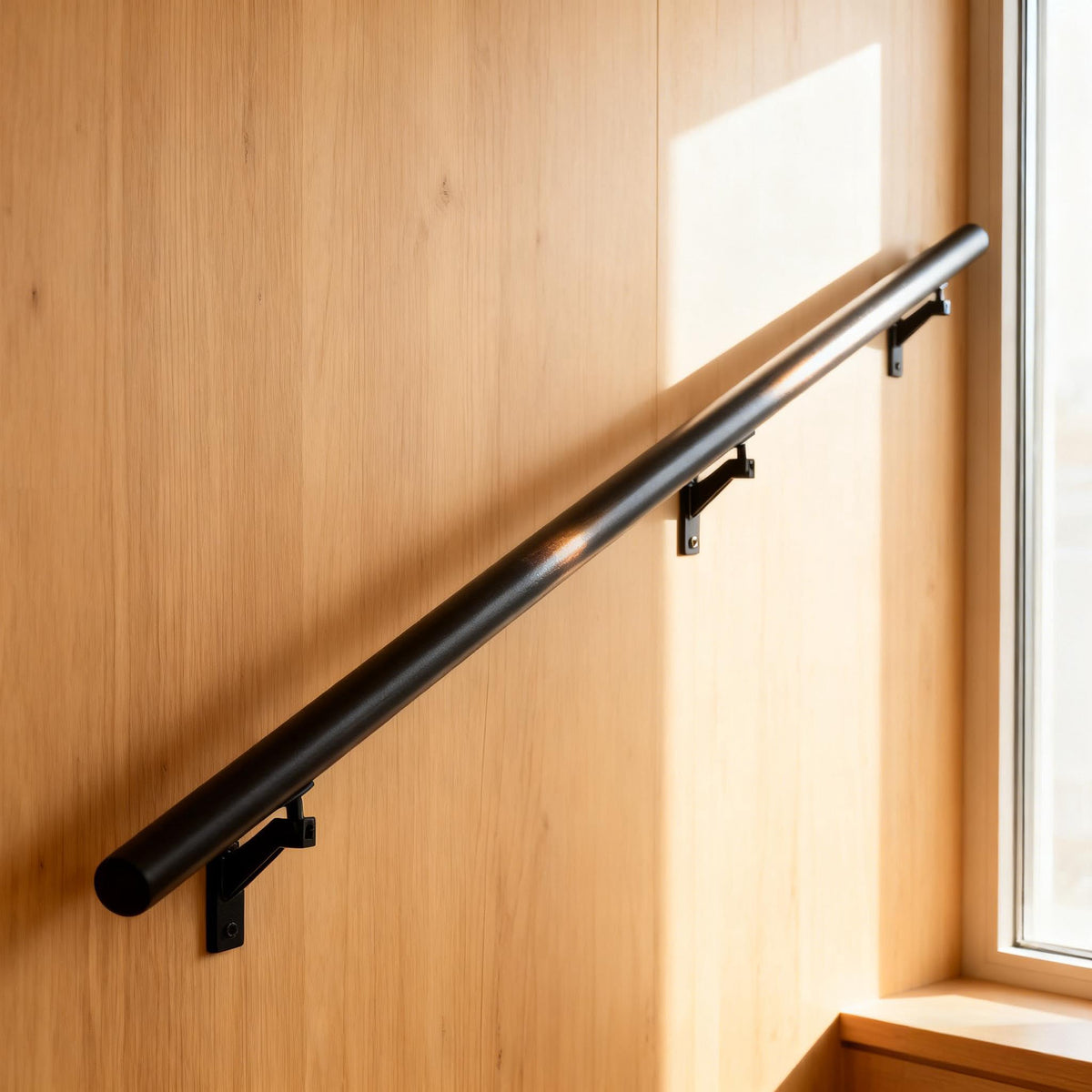 5 FT Aluminum Handrail Kit with Stainless Steel Brackets A68815