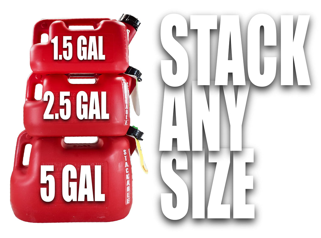5 Gallon Gas Cans 3-Pack F610