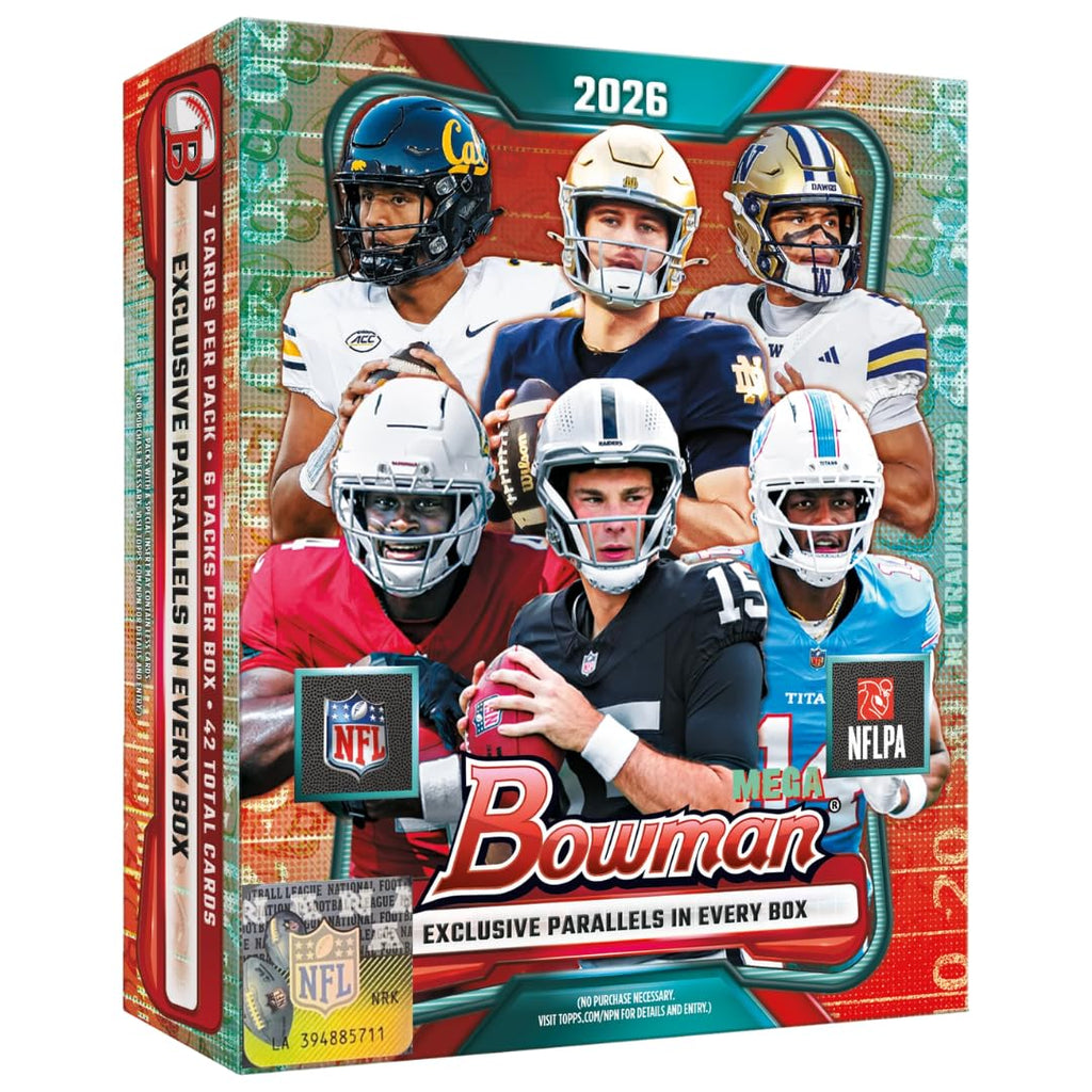 2026 Bowman Football Mega Box Factory Sealed G10544