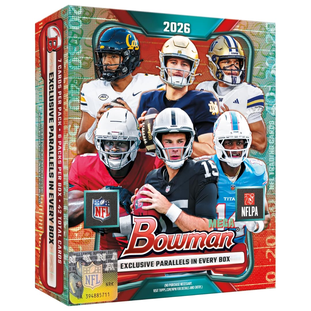 2026 Bowman Football Mega Box Factory Sealed G10544