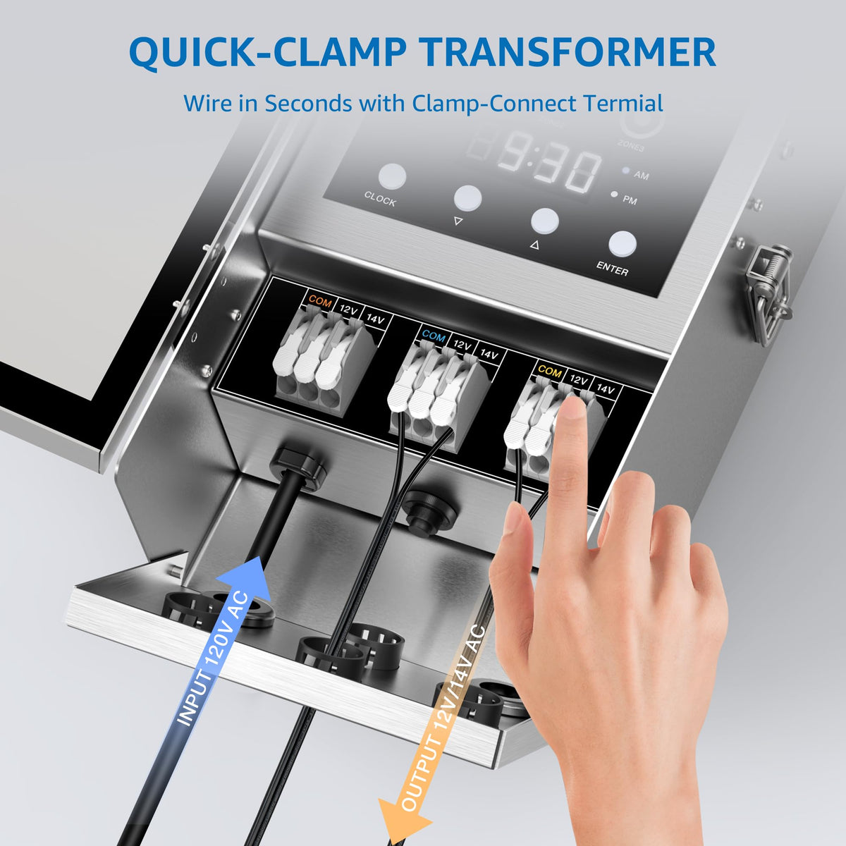 200W Low Voltage Transformer with 3 Zone X78035