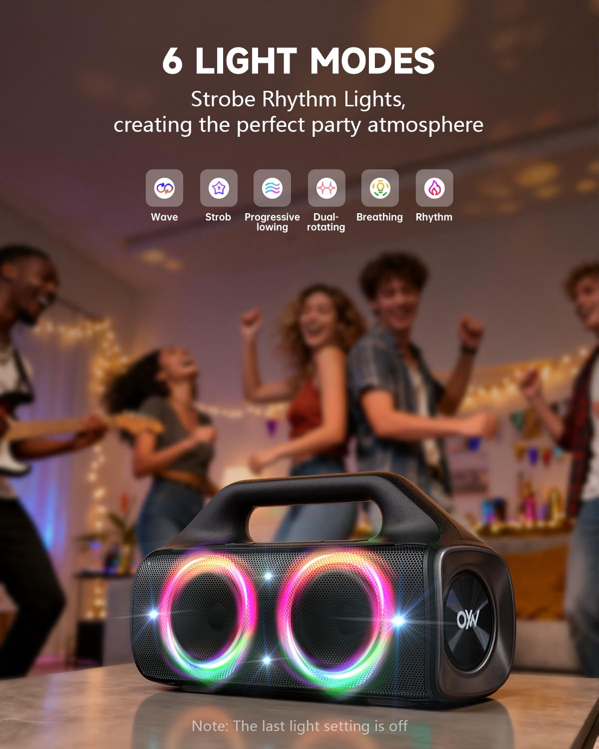 80W IP67 Waterproof Wireless Outdoor Bluetooth Speaker Q72522