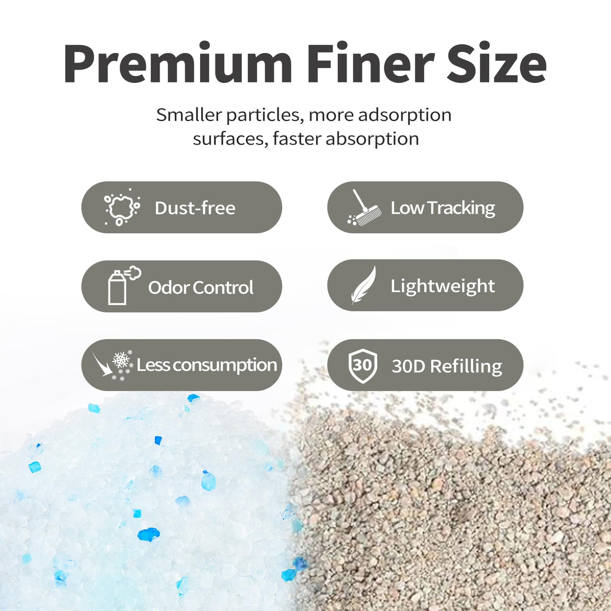 Cat Litter Crystals 17.2 lbs B5285