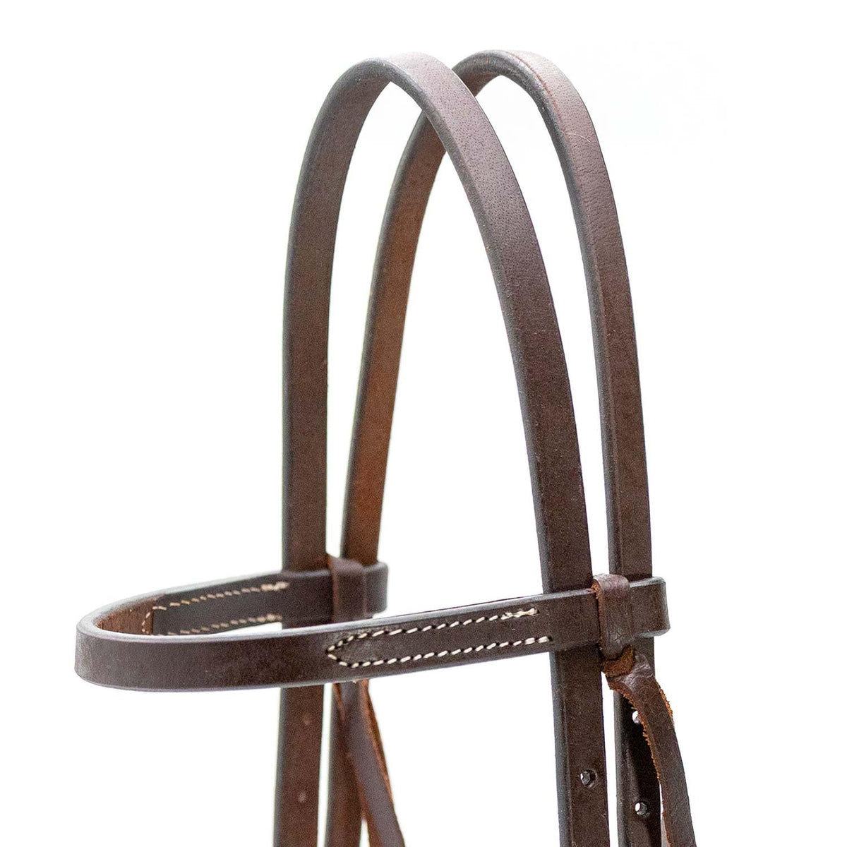 Adjustable Leather Horse Headstall Bridle H5266