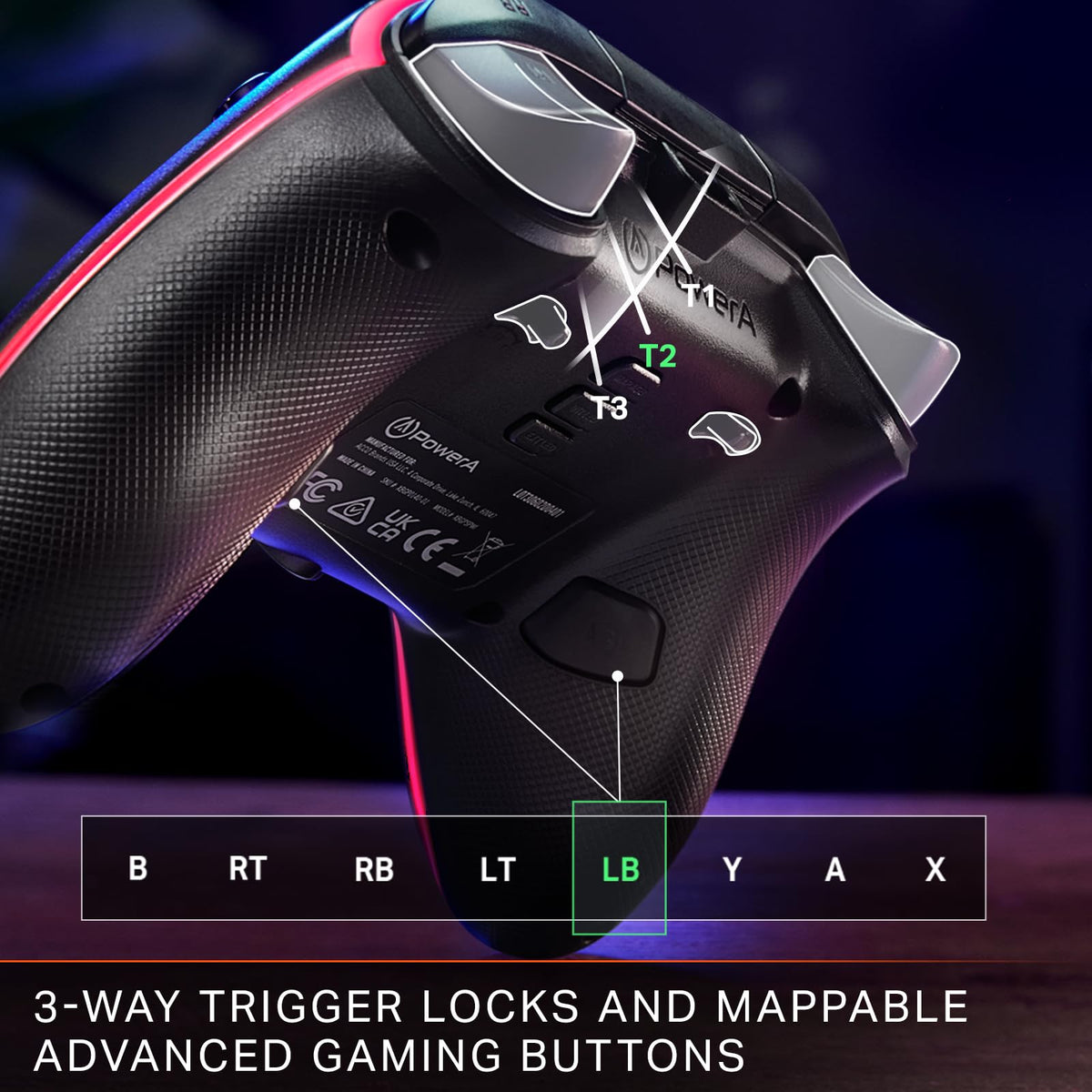 Black Wired Video Game Controller H31282