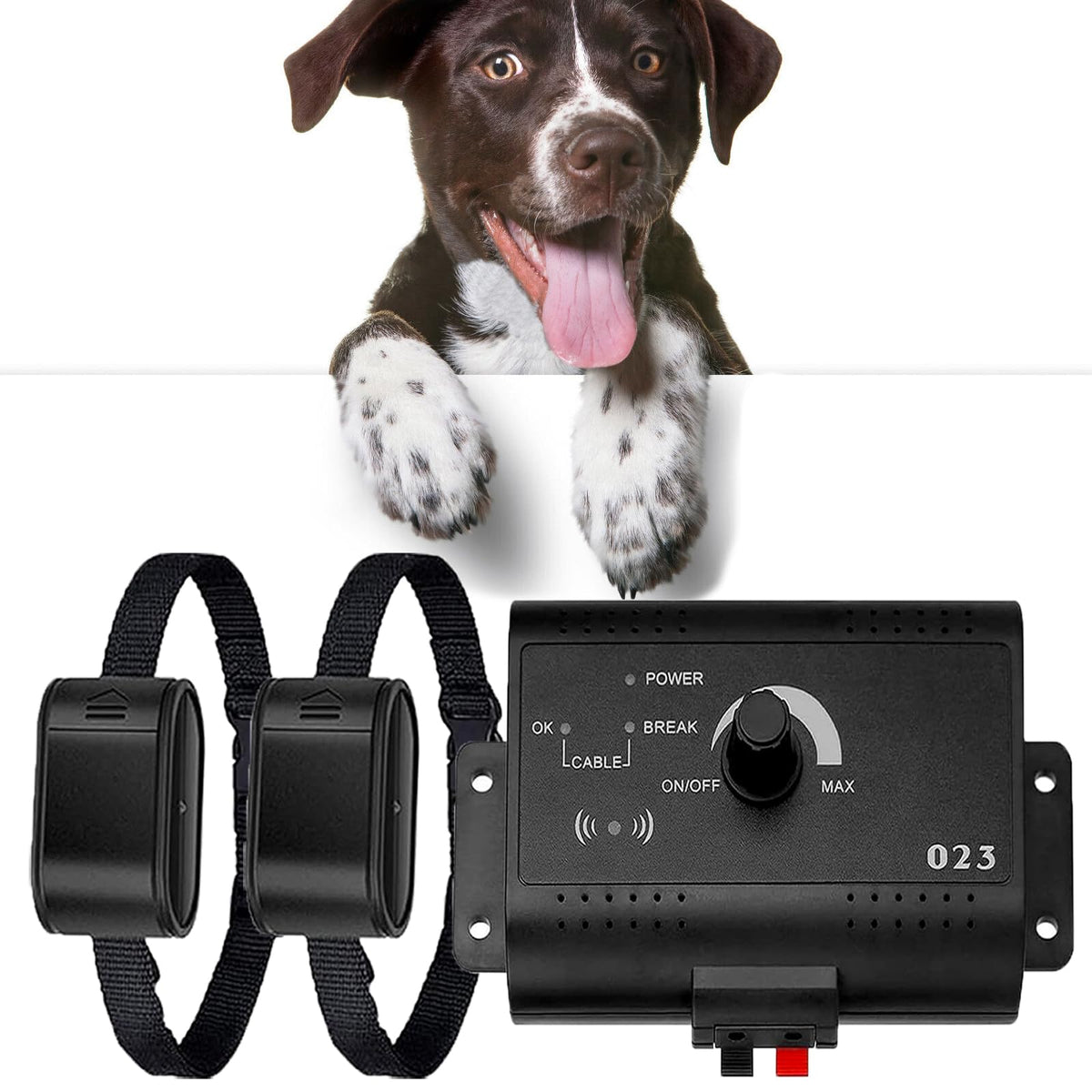Electronic Dog Fence & Training Collar System, 1/2 Acre, Waterproof M4246