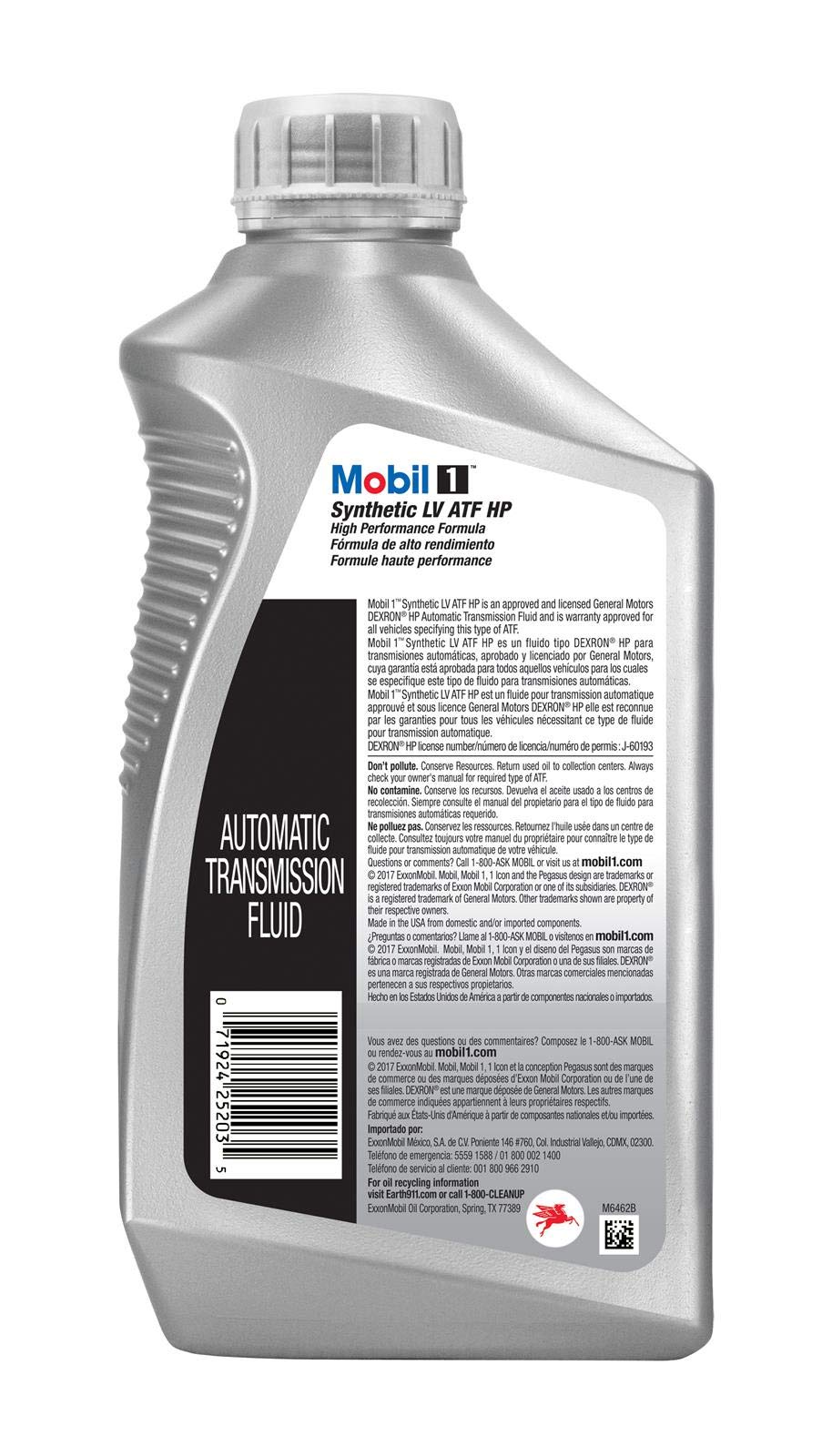 Full Synthetic Automatic Transmission Fluid 1 QT Pack of 6 L513181