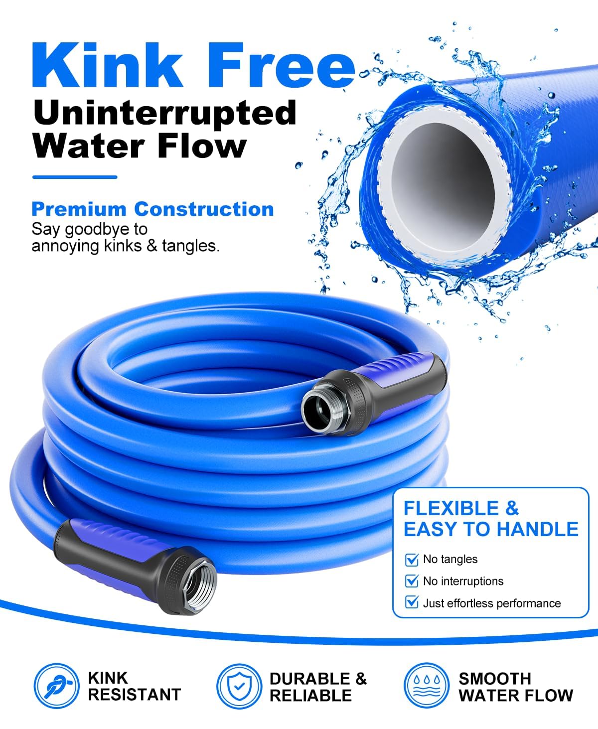 Garden Water Hose 100 ft x 5/8" P7579